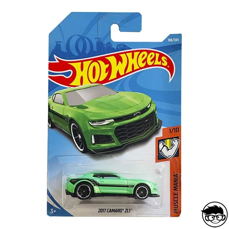 Hot Wheels 2017 Camaro ZL1 Muscle Mania 188/365 2018 длинная карта *|Настольный футбол| |