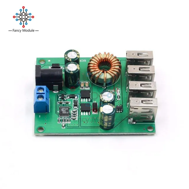 Convertitore DC Step Down 9-36V A 5V 5A - Modulo USB, Per Ricarica Dispositivi, Alimentazione Raspberry Pi - Foto 14