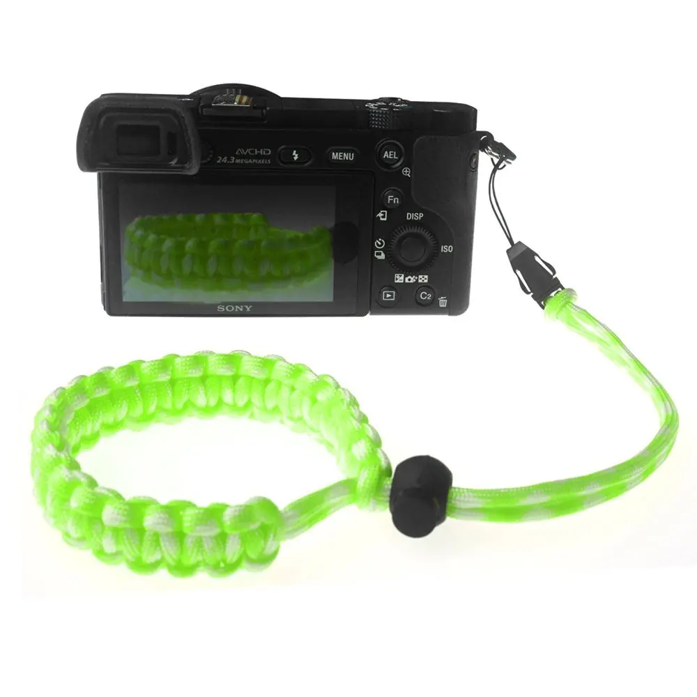 Braided 550 Paracord Adjustable Camera Wrist Strap/Bracelet Quick