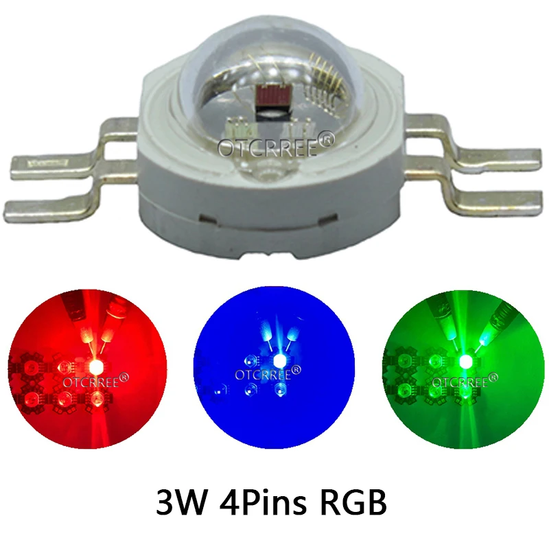 3W 4Pins RGB