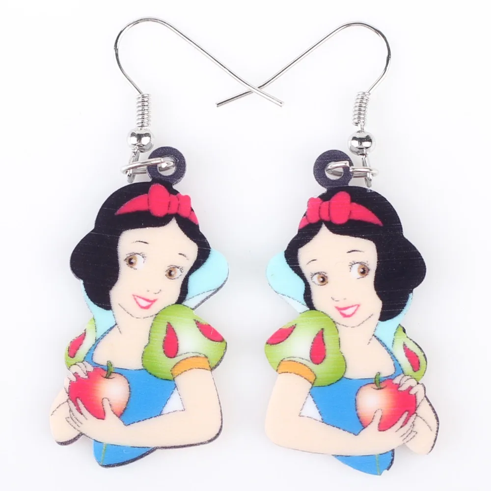

Newei Long Drop Brand Lovely Skirt Princess Earrings Acrylic Hot Animal Jewelry Girls Women Cartoon Earrings Accessories Bricon