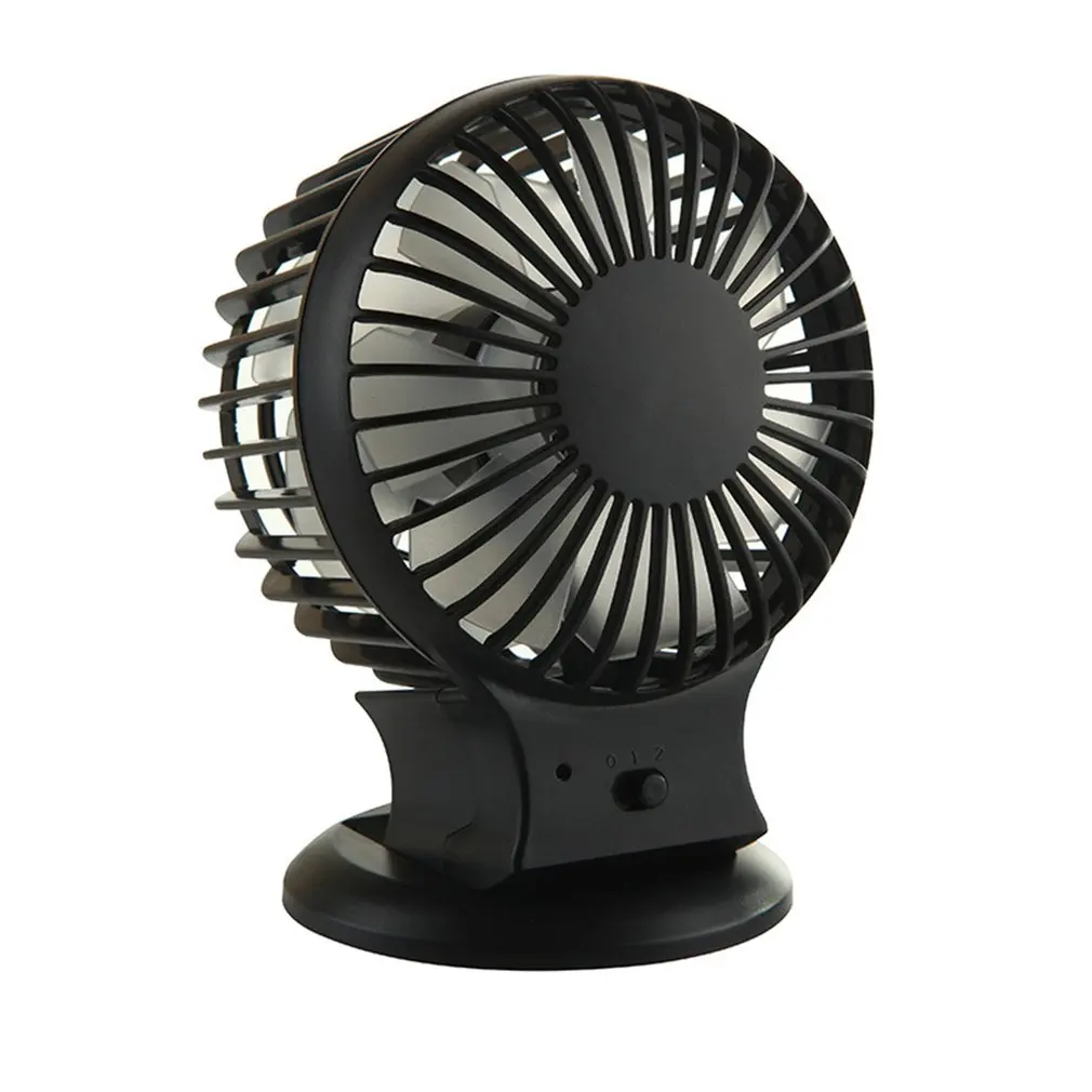 Компактный ручной usb-вентилятор с низким уровнем шума, охлаждающий вентилятор с двумя лезвиями, перезаряжаемый Удобный маленький