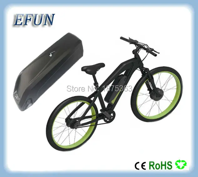 

Free shipping customs duty Hailong battery 48v 10Ah lithium-ion battery pack 48 volts battery for electric bike with charger