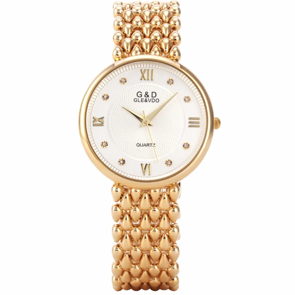 2018G & D Топ бренд Эксклюзивные часы для женщин модные женские кварцевые часы на запястье браслет часы Relogio Feminino Hapyy новогодние подарки