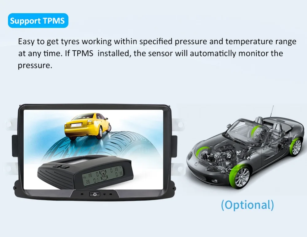 Sale Octa core android 9.0 car dvd for Dacia Lodgy Logan Duster Sandero with 1 din radio gps video wifi navigation multimedia player 17