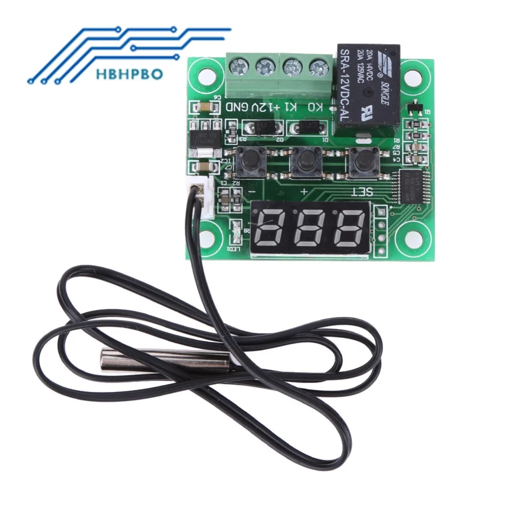 50-110° 12V W1209 Digital thermostat Temperature Switch Control Sensor Sell