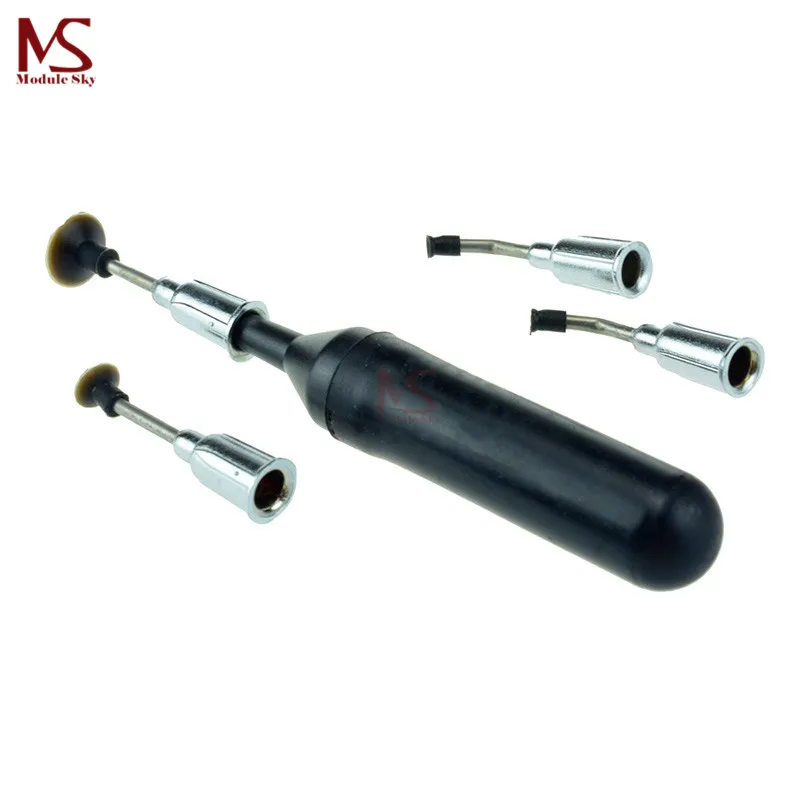 

SMD IC Vacuum Sucking Pen Picker Pick Hand Tool 4 Suction Headers for MT-668 top