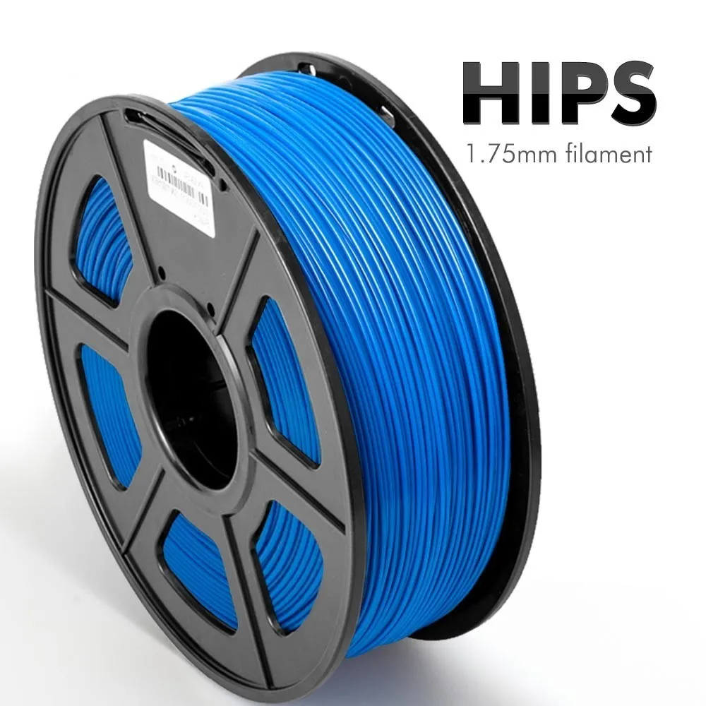 

SUNLU 3D Printer Filament HIPS 6 Colors 1.75mm Need Heating Device Support PLA/ABS Material Melt in Limonene 3D HIPS Filament