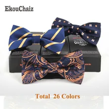 Новая мода в горошек мужские Галстуки бабочка галстук в полоску свадебное торжество деловая встреча Papillon галстук-бабочка мужской Corbata роскошные мужские подарки