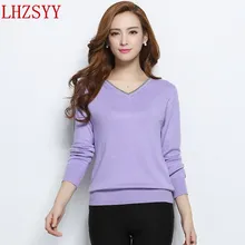 NEW autumn winter women's knitted Cashmere Sweater pullover V-neck Sweaters female fashion wild Wool sweater Slim14 color NEW autumn winter women's knitted Cashmere Sweater pullover V-neck Sweaters female fashion wild Wool sweater Slim14 color