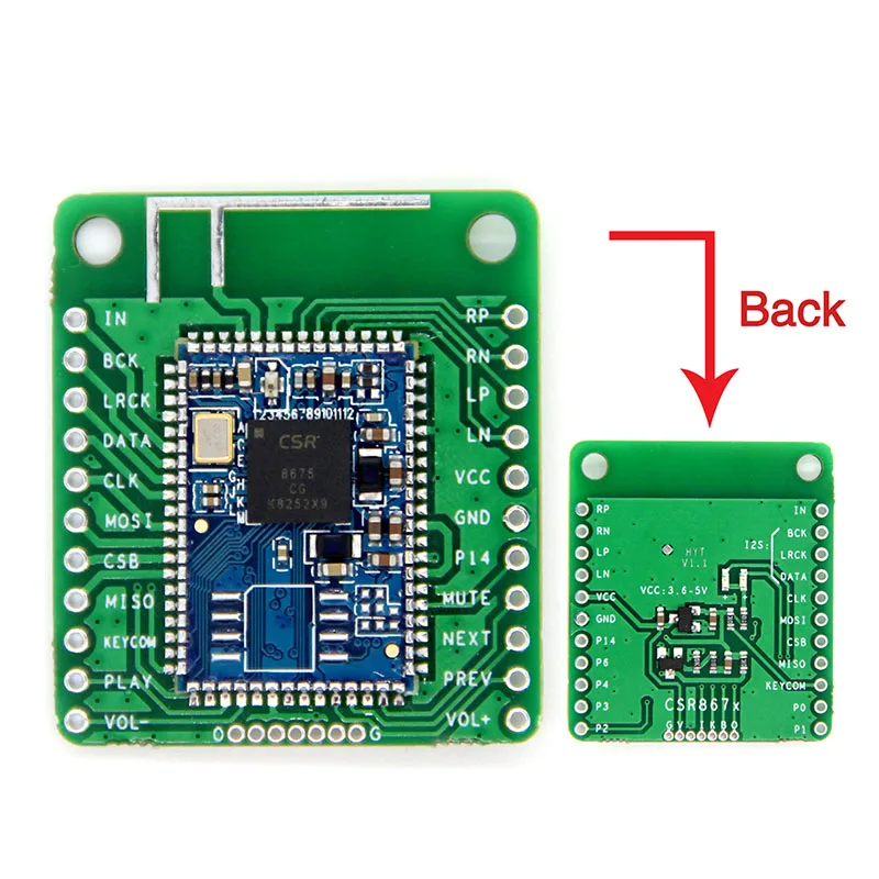  CSR8675 Bluetooth V5.0 A Bassa Potenza Bluetooth Modulo Audio APTX-HD di Compressione Lossless I2S 