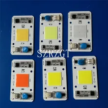 Nova regulável led cob lâmpada chip 50 w ac110v 220 v entrada inteligente ic driver apto para diy led projector holofotes led