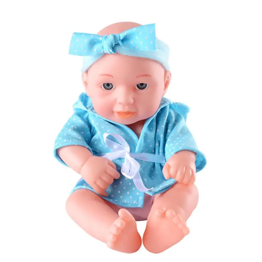 Music Baby Doll Reborn Lifelike Vinyl Newborn Girl Handmade Silicone