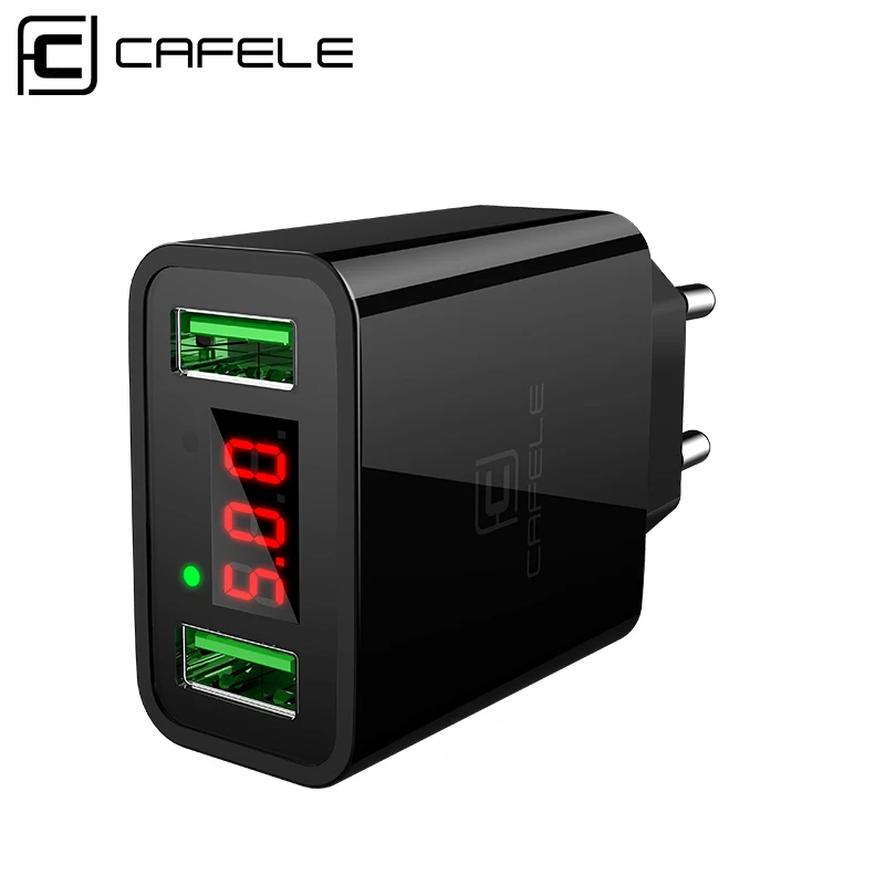 Cafele двойной USB мобильный телефон зарядное устройство для samsung универсальный