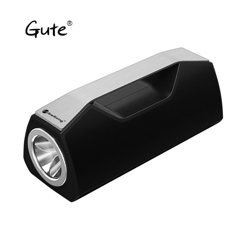 

Gute handle powerful LED flashlight bluetooth torch waterproof portable wireless speaker wild SOS ducha altavoz impermeable bt
