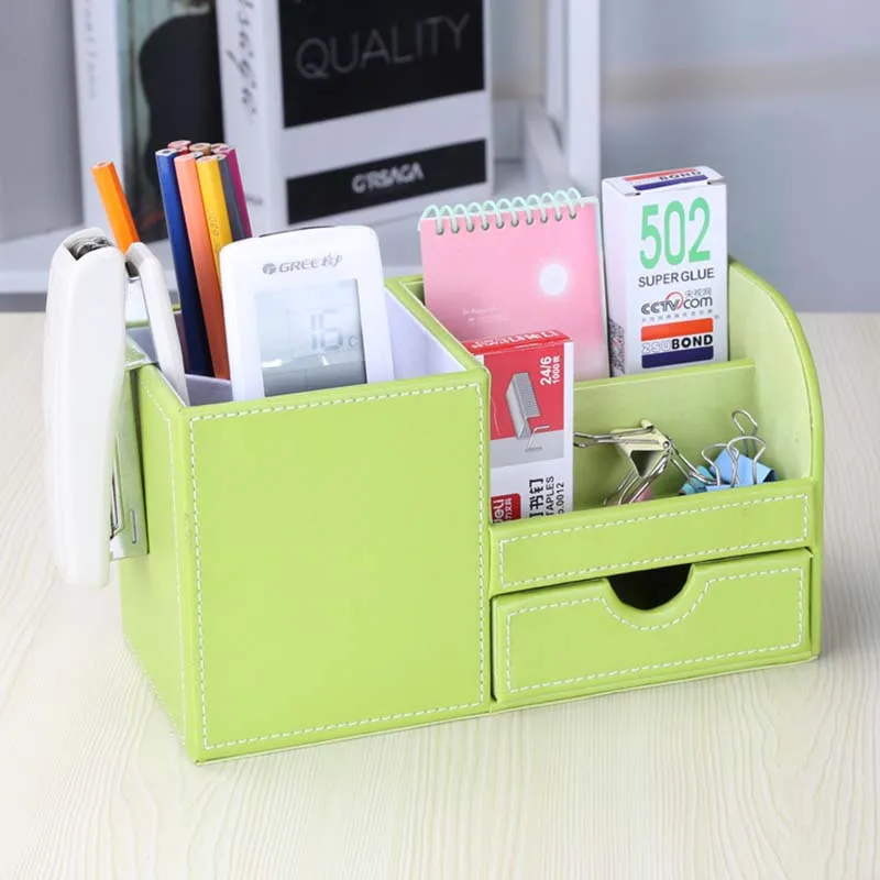  Multi-function Desk Stationery Organizer Pen Holder Pens Stand Pencil Organizer for Desk Office Acc