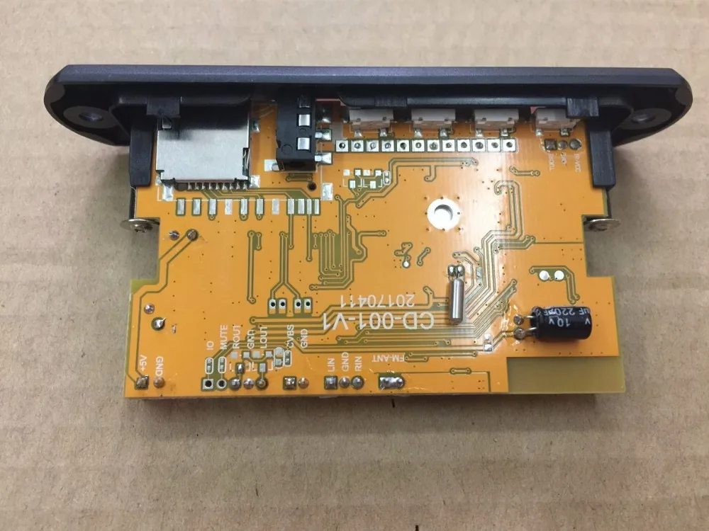 Стерео видео декодер плата RM/RMVB FLAC APE BT аудио усилитель модуль MP3 AUX U диск и TF USB FM обновление 12 в источник питания