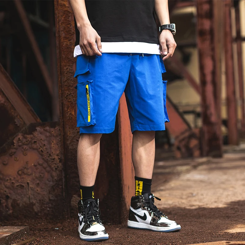 Джоггеры мужские спортивные шорты, короткие штаны, 3 цвета Для мужчин летние штаны карго с множеством карманов, шорты для мужчин, уличная одежда в стиле «хип-хоп», Повседневное военные камуфляжные короткие шорты-шаровары