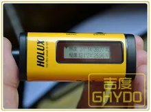 Holux M241 241 Bluetooth Wireless GPS Receiver Data logger GMouse LCD display Yellow gps tracker with ezTour key