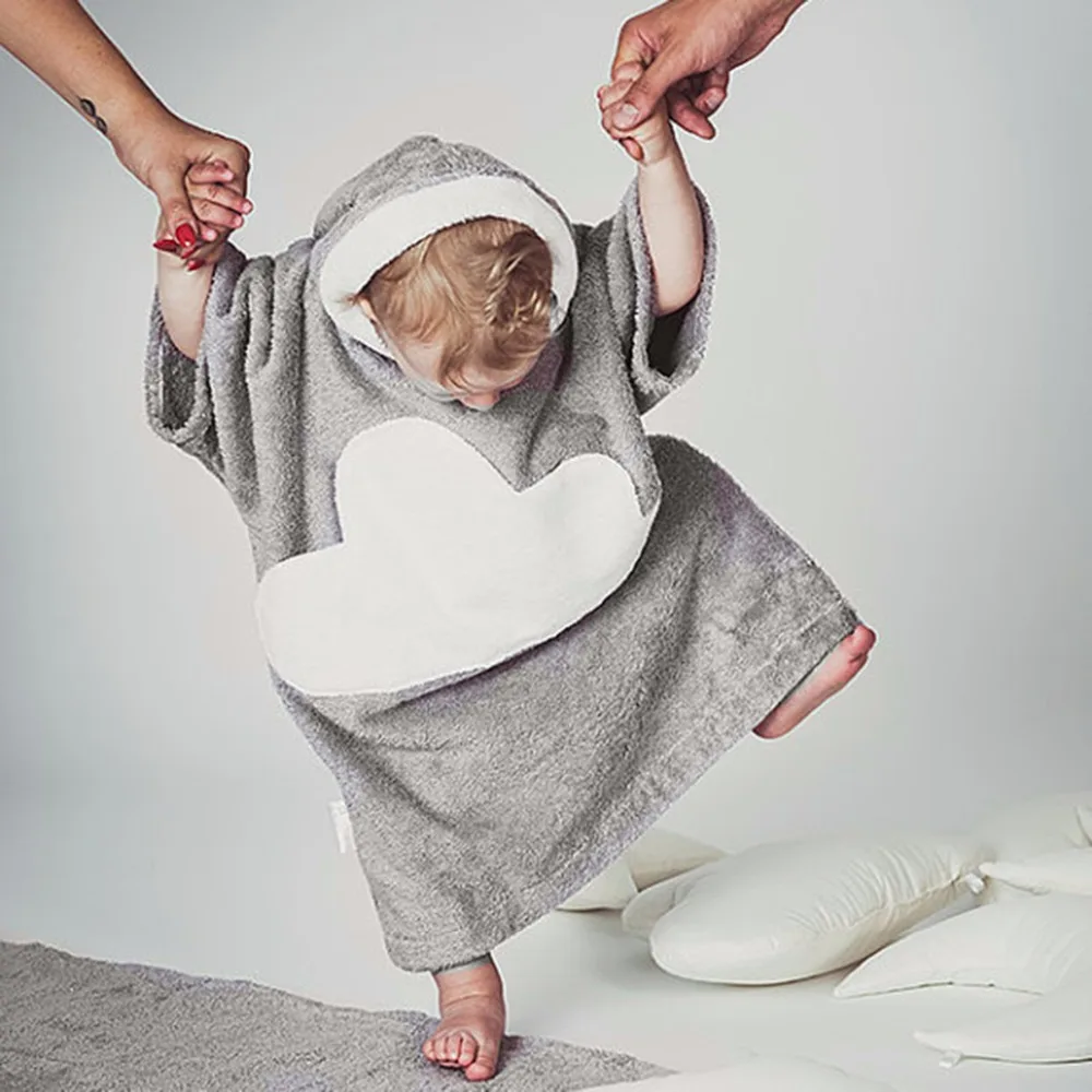 baby boy girl Hoodies kid clouds clothes fleece velvet sleepwear infant