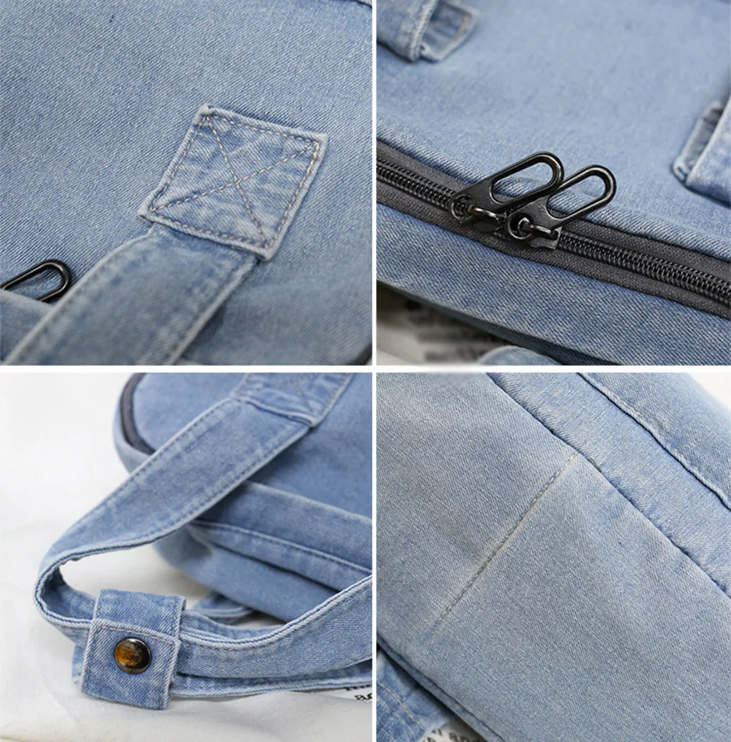 Xiniu Новое поступление джинсовая женская однотонная Милая многофункциональная сумка на плечо carteras mujer de hombro y bolsos# G30