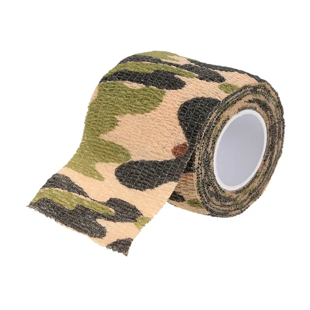 1pcs/lot Elastic Stealth Tape Hunting Military Camouflage Tape Military