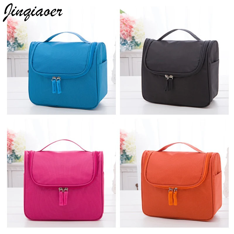 

Women bags causal female Oxford cloth solid color folding bag waterproof hook wash bag dust travel hand bags hanging CC1380/q