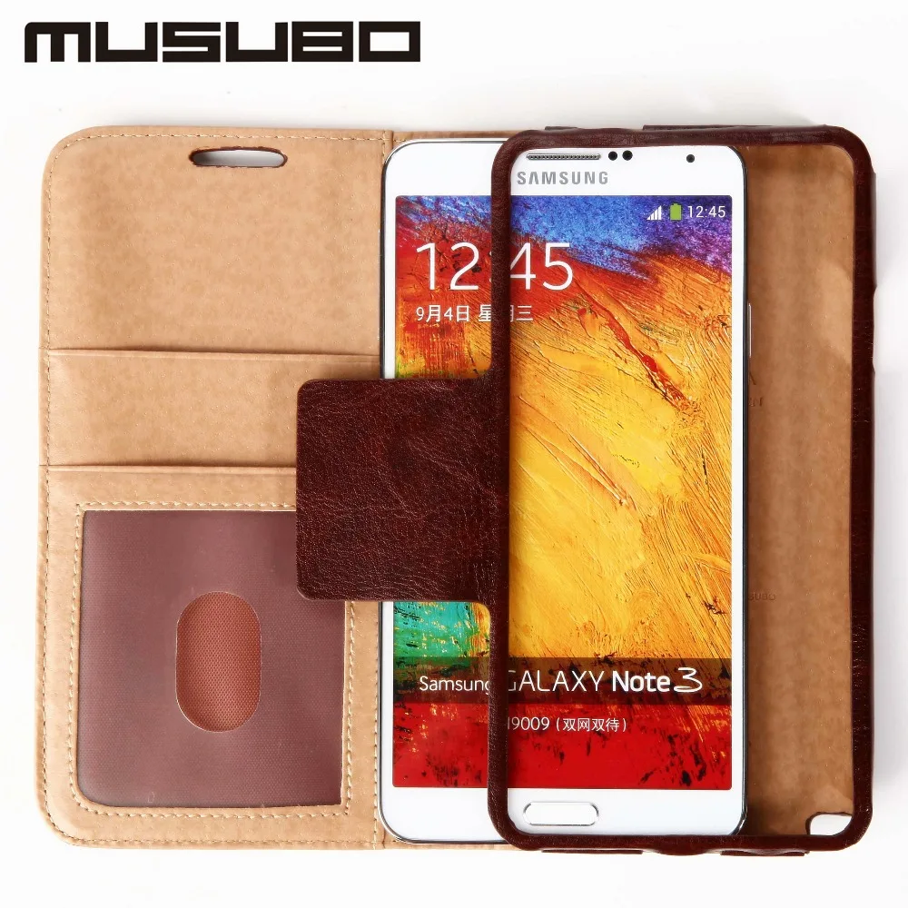 bilder für Musubo Handy Fall Für Samsung S5 S4 S3 Luxuriöse Holster leder Brieftasche Kartenhalter Flip Fällen Abdeckung Für Galaxy Note 3 2 bilder für Musubo Handy Fall Für Samsung S5 S4 S3 Luxuriöse Holster leder Brieftasche Kartenhalter Flip Fällen Abdeckung Für Galaxy Note 3 2