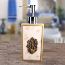 Houmaid аксессуары для ванной комнаты Смола Европейский гостиничный шампунь Мытье Ванны руки жидкая бутылка портативный дозатор жидкого мыла