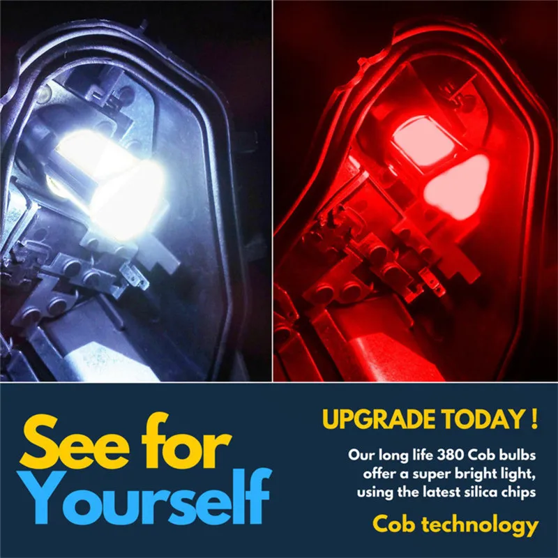 Стоп светильник 380 Cob Led 1157 Bay15d P21w 21/5w автомобильный стоп сигнал задний
