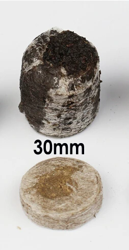 30 шт./партия, 30 мм почвенные блоки, горячие, посадки почвы, Садовые принадлежности, устройство для проращивания семян, семена овощей пеллете. плантатор