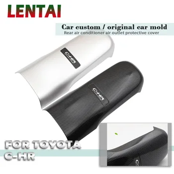 

LENTAI Car-styling Rear Back Air Conditioning Outlet Sequins Cover Stickers Auto Accessories For Toyota CHR C-HR 2018 2017 2016
