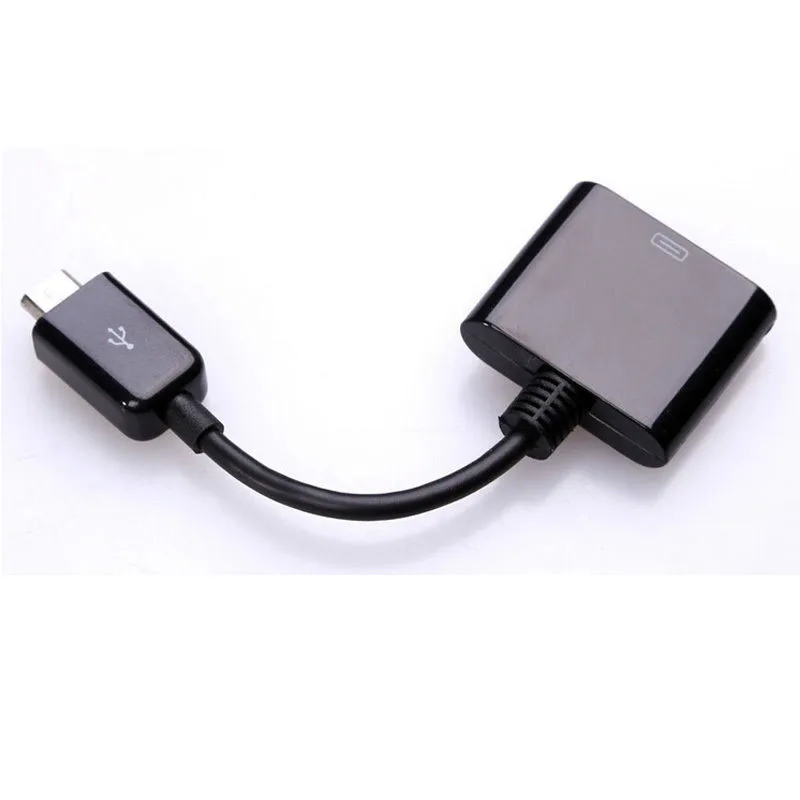 

MICRO USB V8 Male To 30pin Female micro usb Data Sync Charging Adapter Cables Docking Converter 10.5CM Hard Plastic For iPhone 4