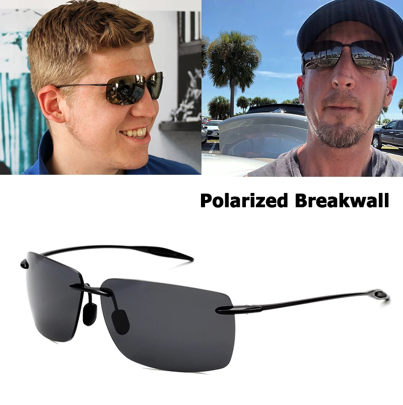 

JackJad Sports TR90 Rimless Frame BreakWall Style Sunglasses Vintage Polarized Brand Design Sun Glasses Oculos De Sol Masculino
