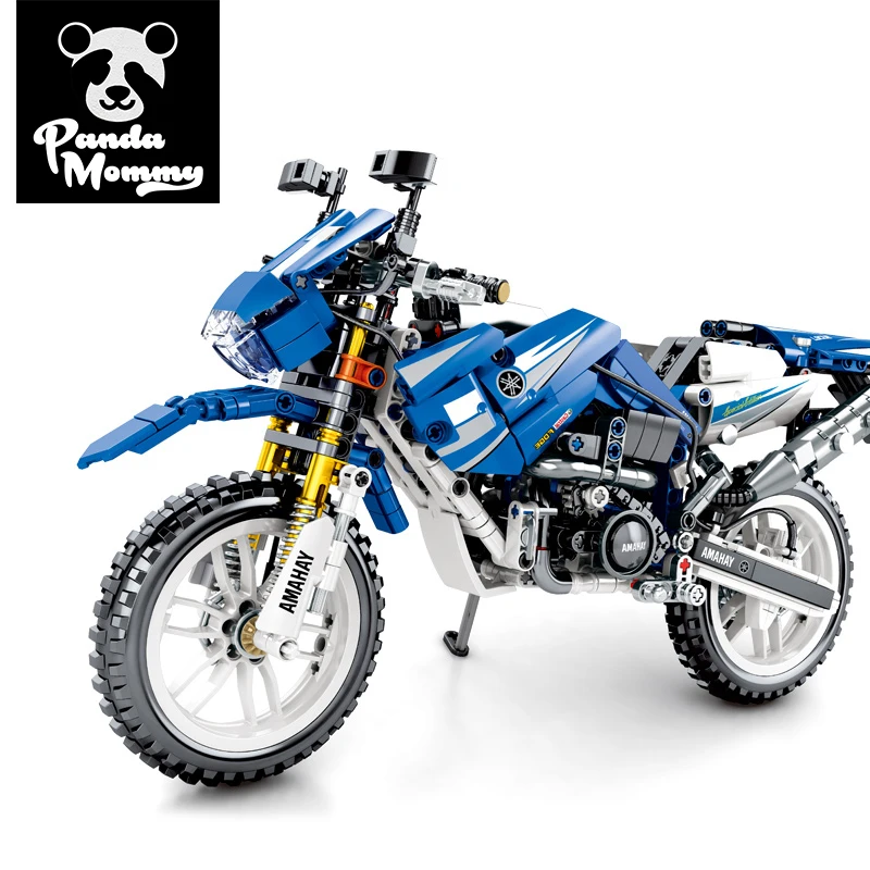 Technic Building Block Motorcycle Model Vehicle Bricks Sets Compatible LegoINGly Toys Gifts Boy