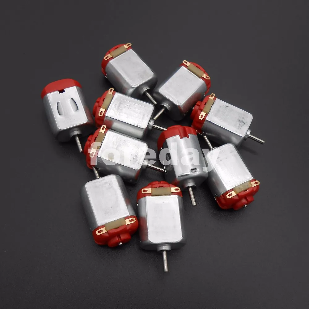 Новинка 10 шт. мини моторы R130 тип двигателя 130 хобби мотор 8000 об/мин 0 35 A 3 6 в 25*15*20 мм *