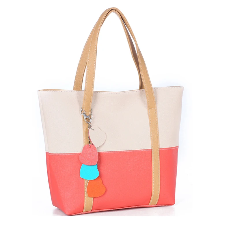 

LOSLANDIFEN Sweet Blend Candy Color New Fashion Women Leather Handbags Shoulder Bag Sac A Main Marques Bolsos Mujer 803bag