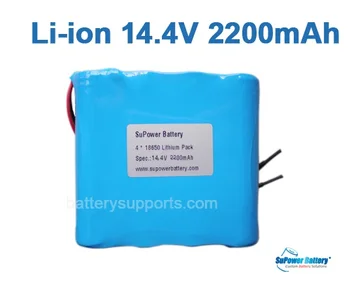 

SuPower 14.4V 14.8V 16.8V 2200mAh Lithium Li-ion Rechargeable Battery Pack Max 2A with built-in protection circuit board PCB