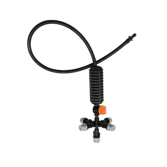 

Hanging anti drip misting nozzle cross Atomizing nozzle fog WATER SPRAY To greenhouse Drip irrigation 1set