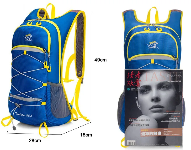 25л рюкзак для альпинизма, рюкзак для велоспорта, рюкзаки для спорта на открытом воздухе, водонепроницаемая сумка для кемпинга, сумки для путешествий, для езды на велосипеде, XA466WA