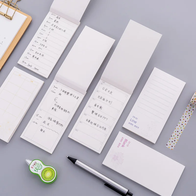 

Kawaii Week Line Sticky Notes Cute To Do List Memo PadsAdhesive Note For Kids Girls School Office Supplies Novelty Stationery