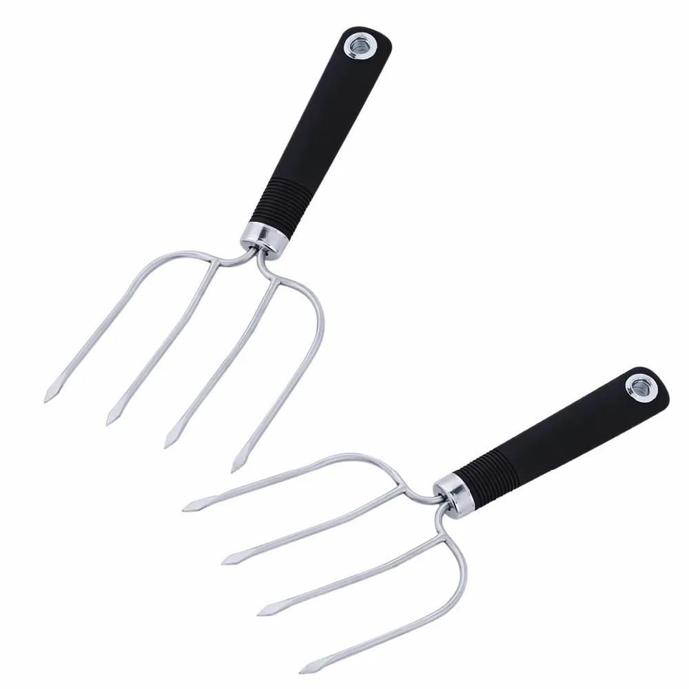 New Turkey Lifter Forks Set Stainless Steel Turkey Lifters and Poultry Lifters Claws Carving Forks BBQ Kitchen Assessoies