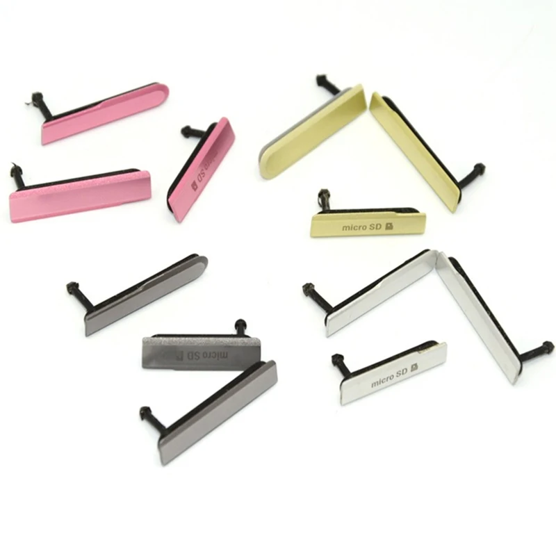 

SZMUGUAPort Cover For Sony Xperia Z1 Compact Mini D5503 USB Charging Port Dust Plug Cover Micro SD Port SIM Card Port Slot