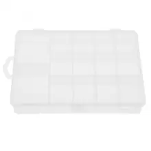 19x13,4x3,8 см 14 отсек Коробка для рыболовных снастей чехол для хранения рыболовных крючков поворотное кольцо приманки и аксессуары