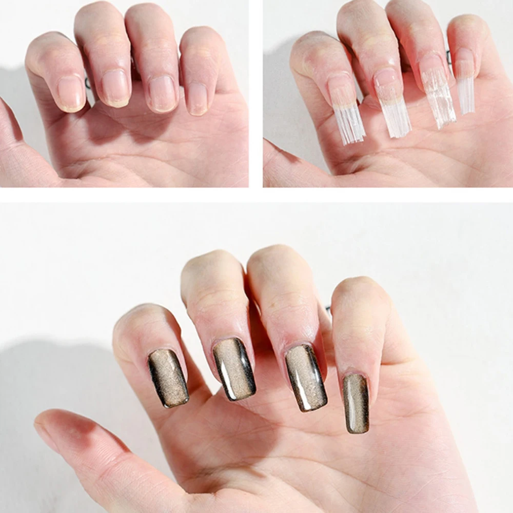 

10pcs 20pcs/Set Nail Extension Fiberglass Acrylic Tips Set Nail Fiberglass Fibernails For Extension Nails Building Gel