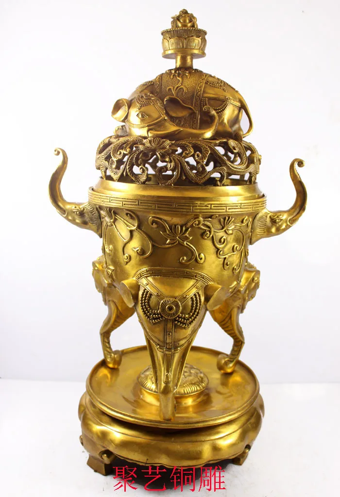 

Bronze statue copper incense burner decoration Large like incense stove sandalwood furnace