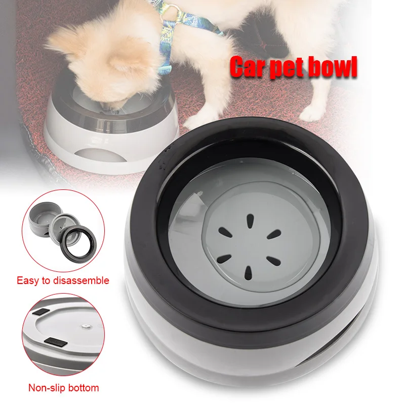 

Economical Dog Water Bowl Splash-Free Pet Bowl Car Carried Water Bowls for Dog Cats Pet ds99
