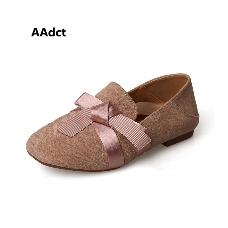 

AAdct 2019 princess soft sole girls shoes fashion little kids shoes for girls flats spring new leather children shoes