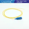 50/100/200PCS/lot  SC/UPC  fiber Pigtail Simplex 9/125 Single Mode Fiber Optic Pigtail  0.9mm LSZH Yellow ► Photo 2/5