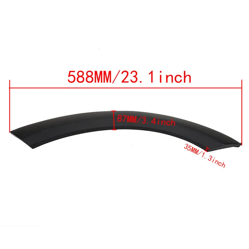 Front Right Wheel Arch Trim Cover Fender Flare Wheel Eyebrow Protector 1 (2)